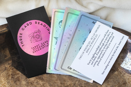 Three Card Reading - Stickers