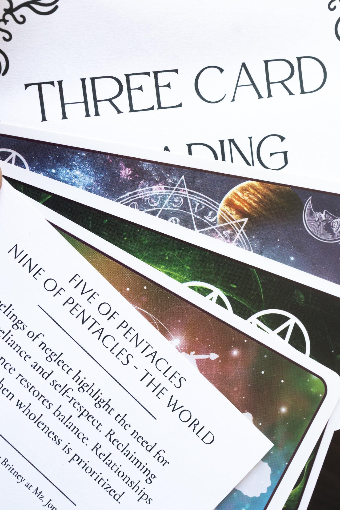 Three Card Tarot Readings