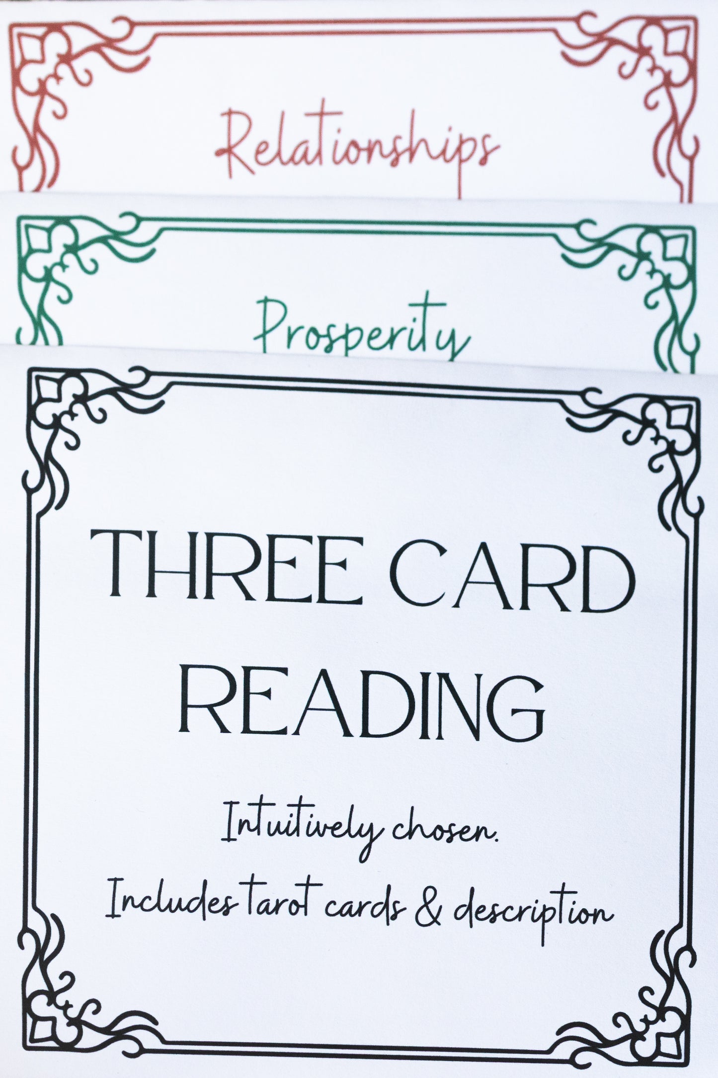 Three Card Tarot Readings